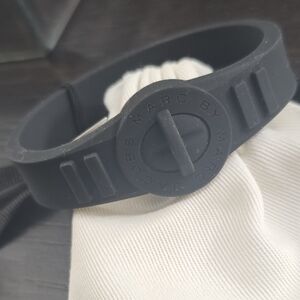 Marc by Marc Jacobs Black Rubber Wristband